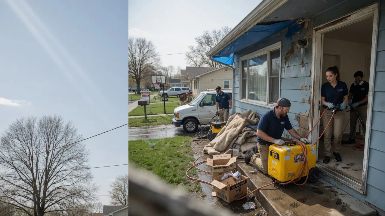 Basement Flood Cleanup in Blanchard, ID near me